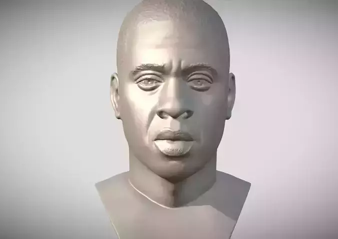 Jay-Z bust 3D printing ready stl obj formats 3D print model