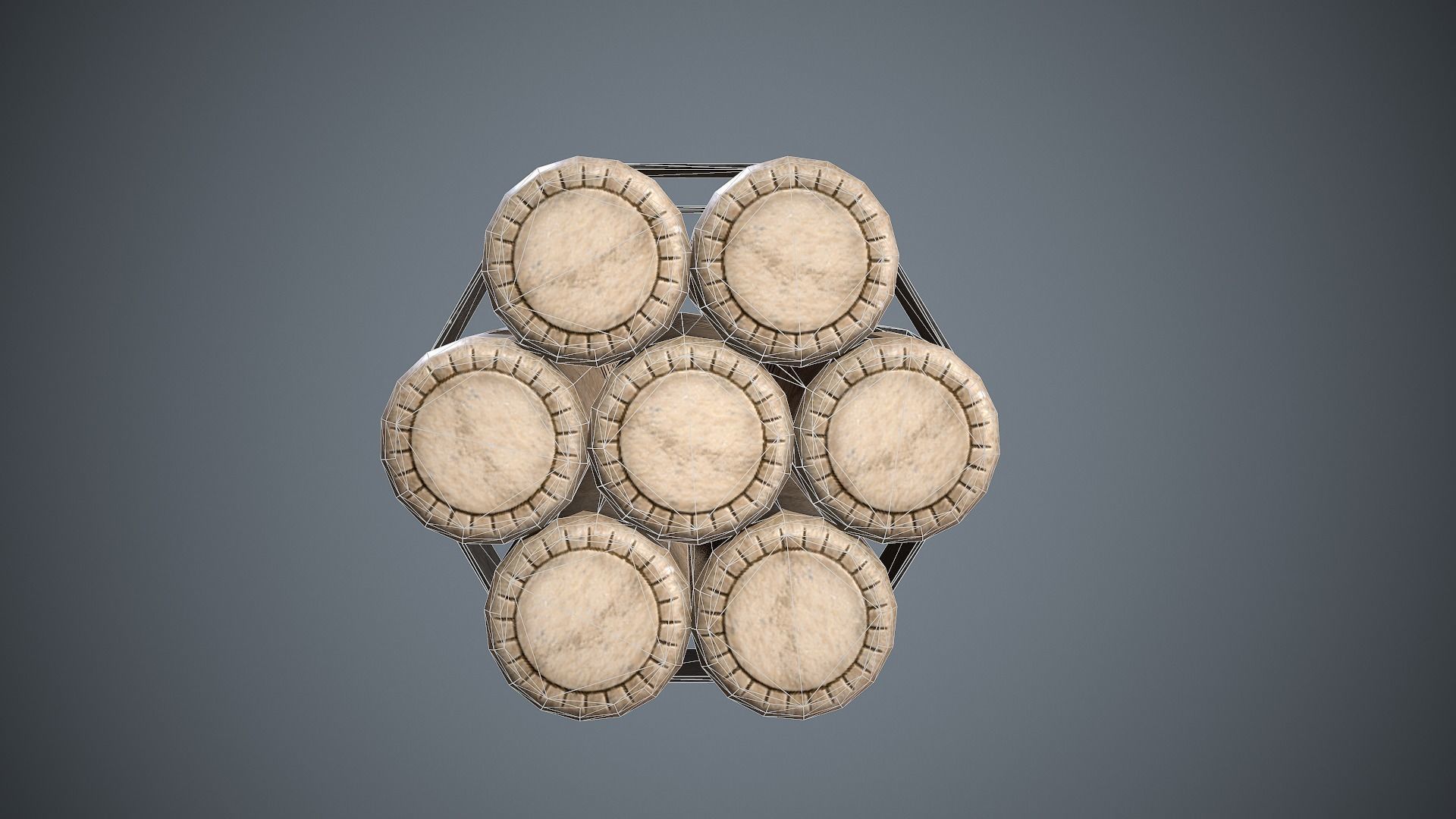 Dynamite sticks Low-poly 3D model_11