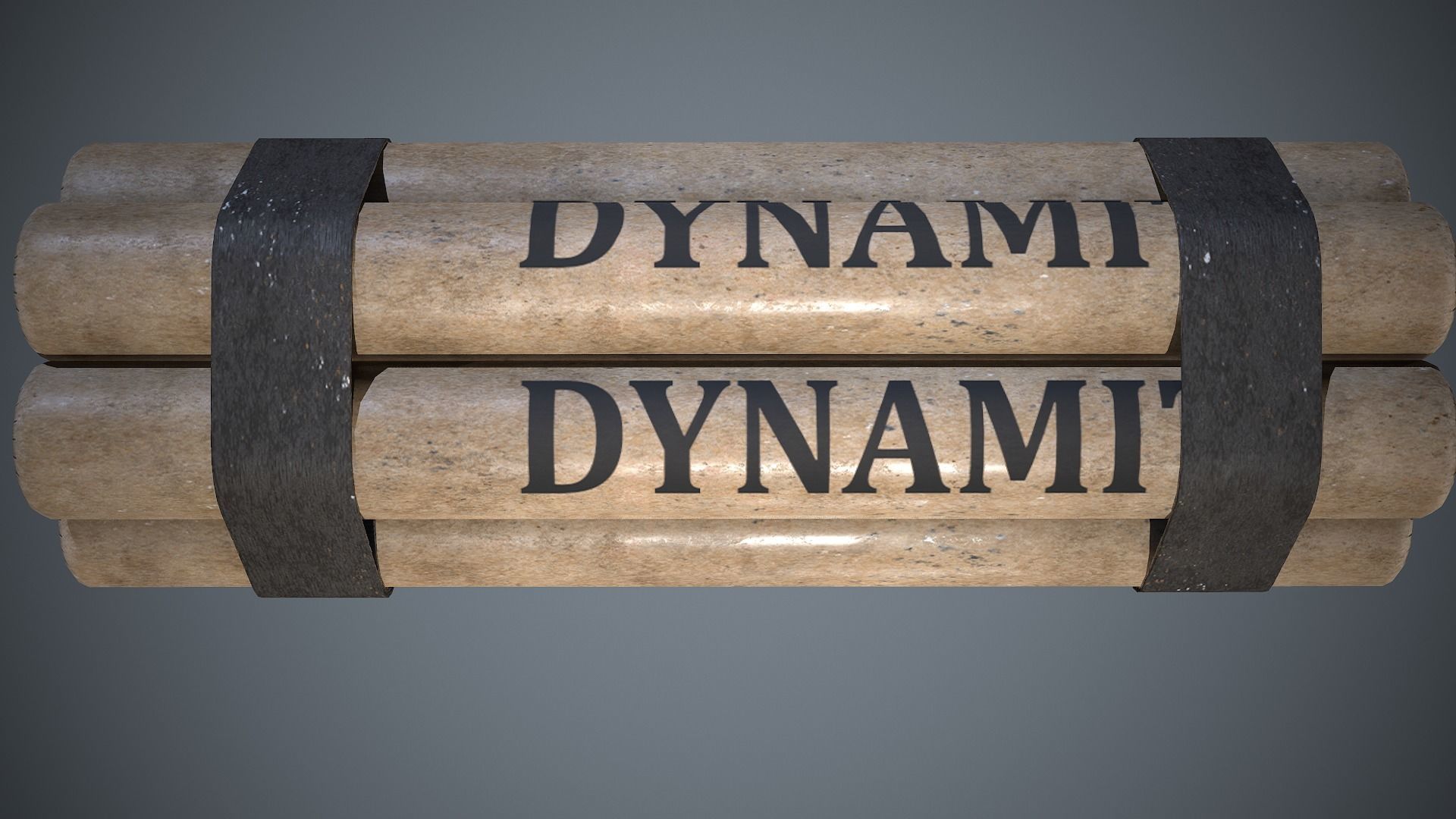 Dynamite sticks Low-poly 3D model_8