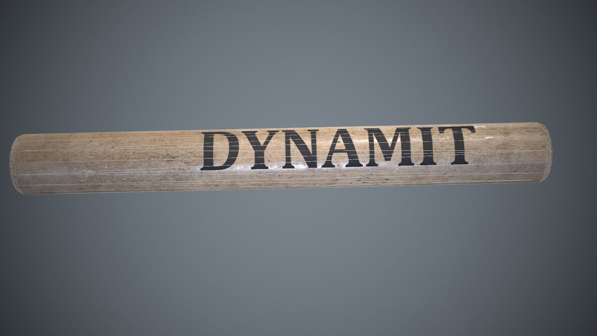 Dynamite sticks Low-poly 3D model_13