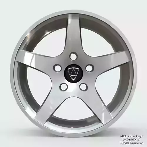 Affekta Rim 1 Sport Tuning Design Concept Low-poly 3D model
