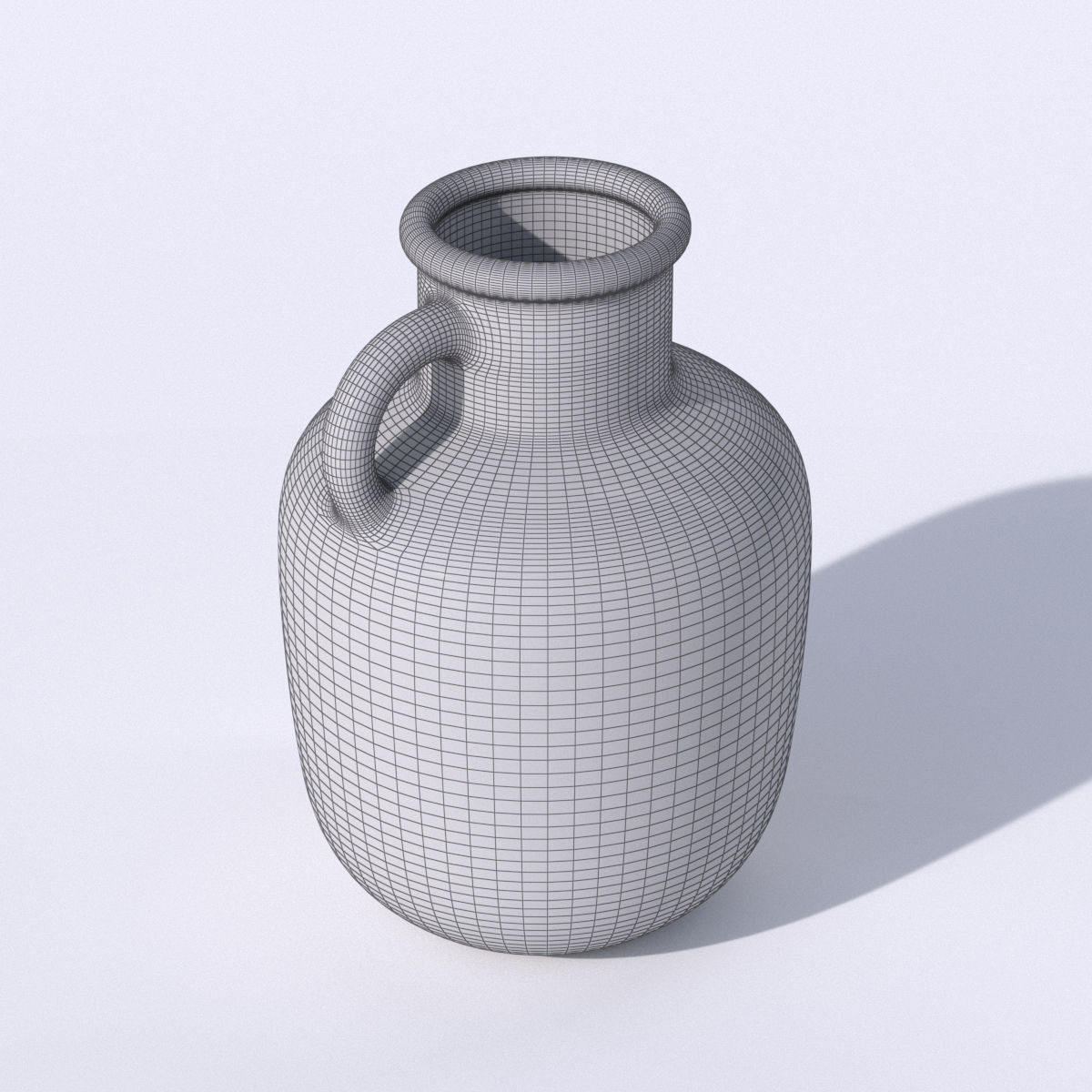 Ypperlig Green Vase 3D model_3
