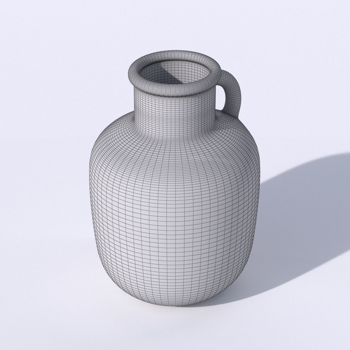 Ypperlig Green Vase 3D model_7