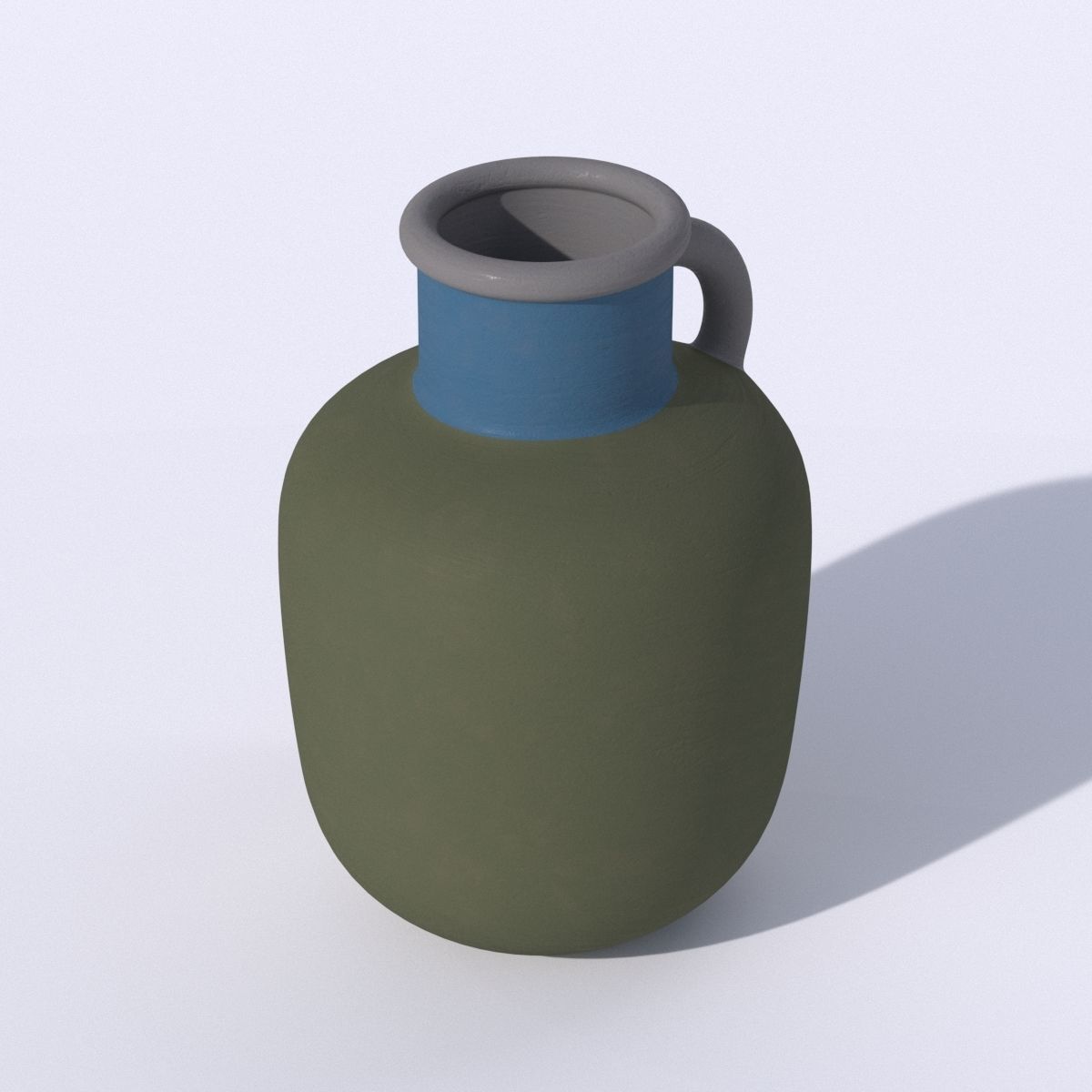 Ypperlig Green Vase 3D model_6