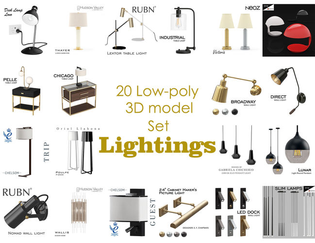 Lightings collection model desk lamp with gold base 