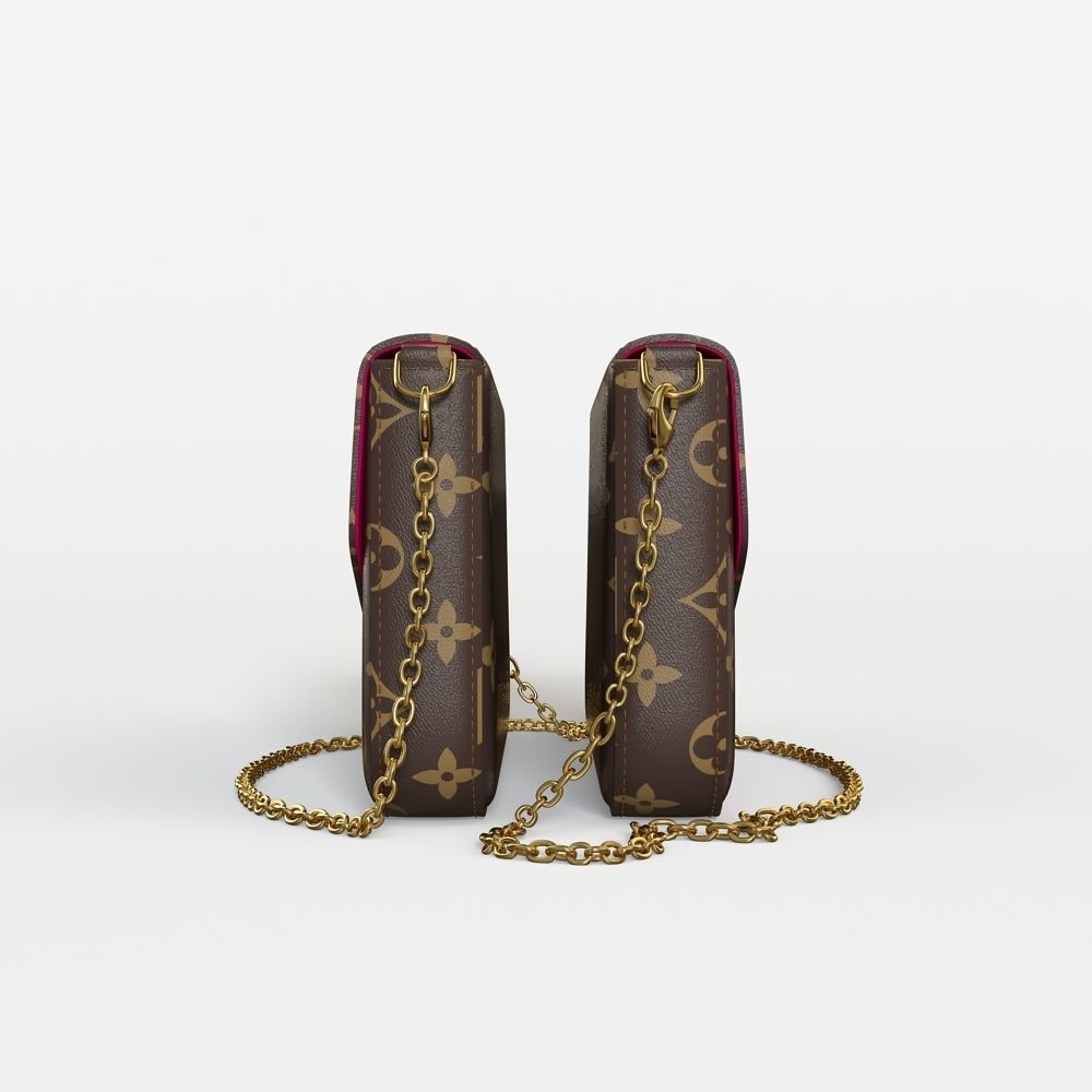 louis vuitton POCHETTE FELICIE  3D model_2