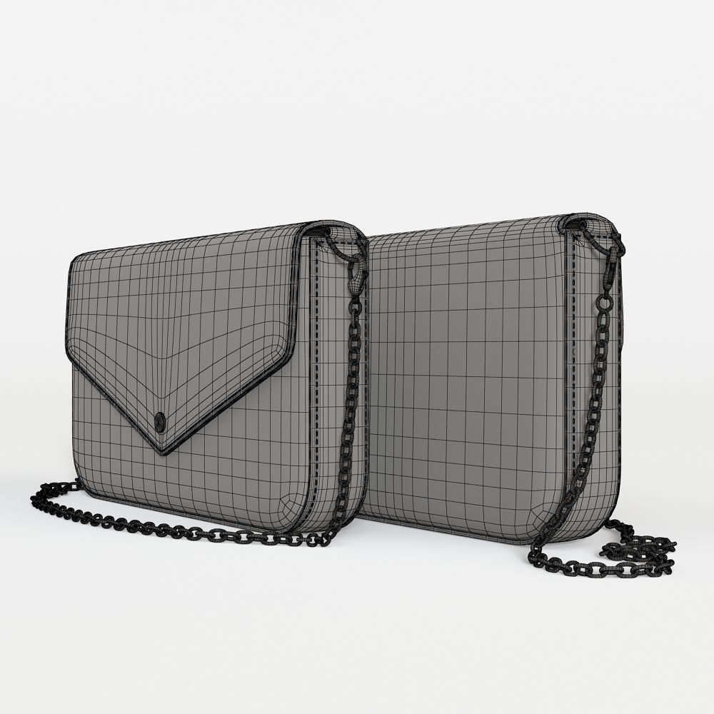 louis vuitton POCHETTE FELICIE  3D model_8