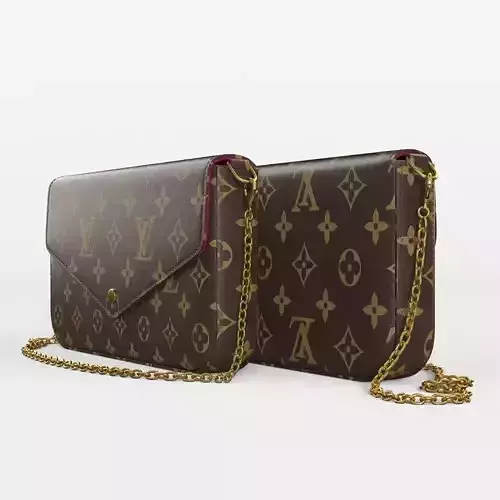 louis vuitton POCHETTE FELICIE  3D model
