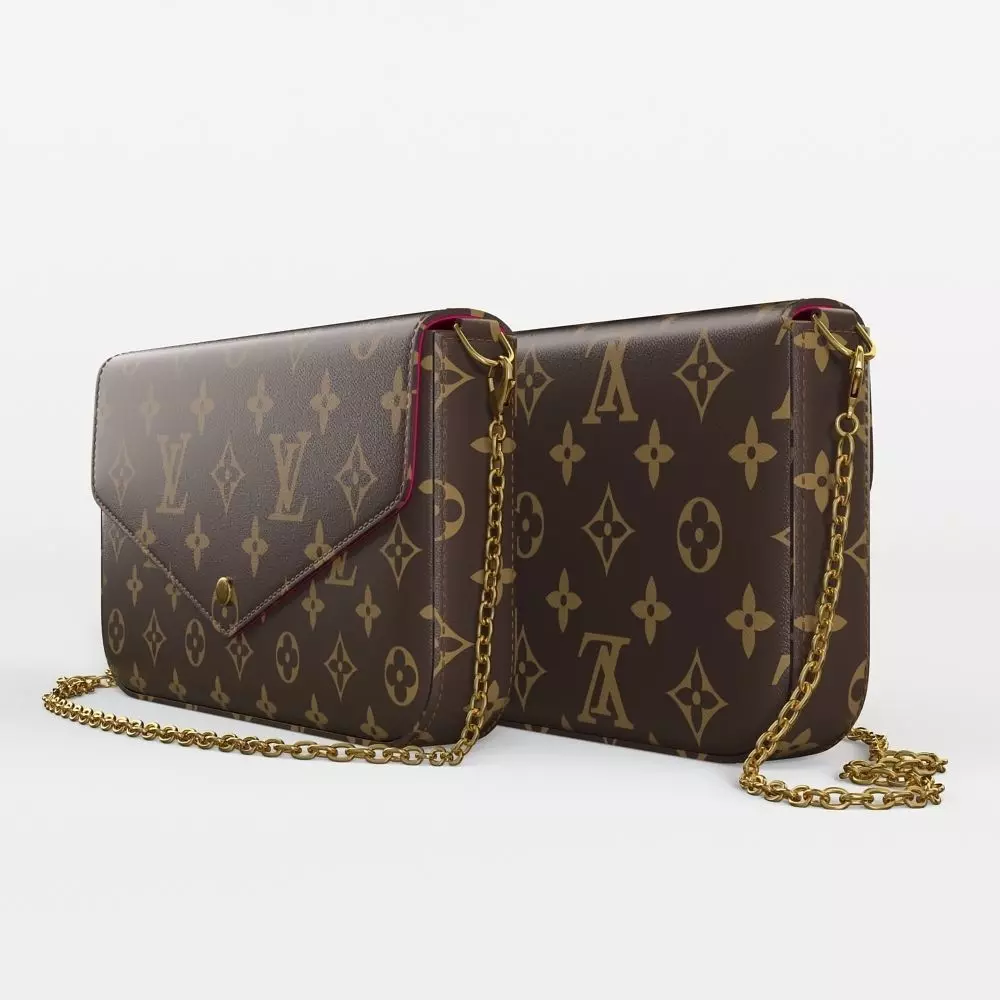 louis vuitton POCHETTE FELICIE  3D model_0