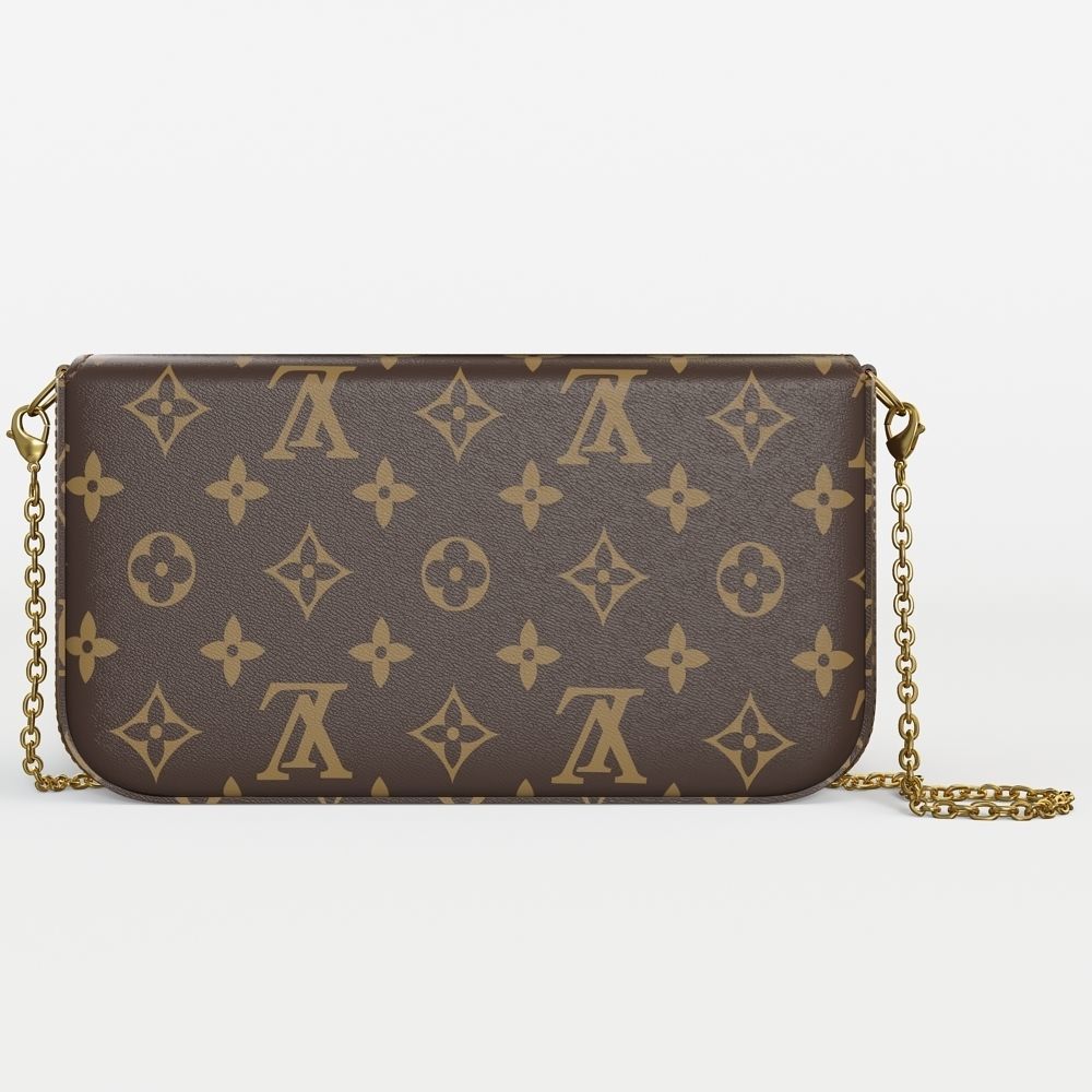 louis vuitton POCHETTE FELICIE  3D model_4