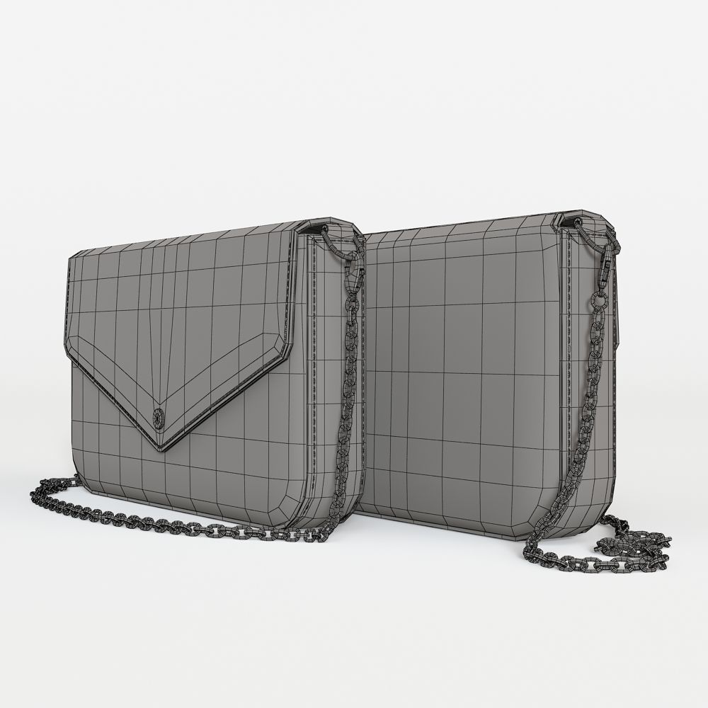 louis vuitton POCHETTE FELICIE  3D model_7