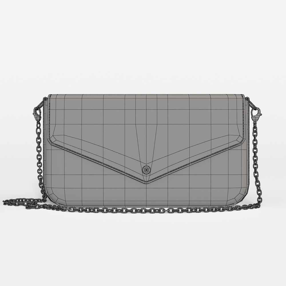 louis vuitton POCHETTE FELICIE  3D model_6