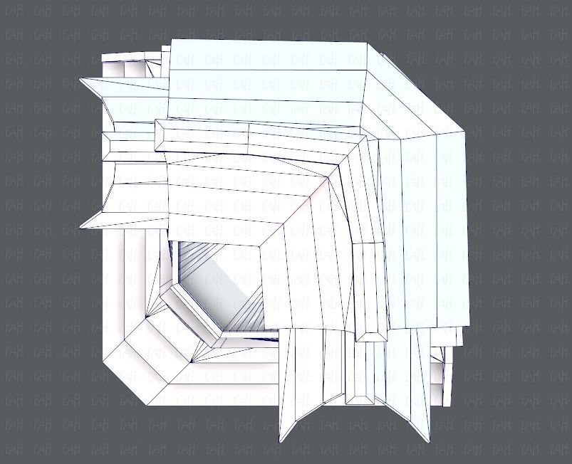 House Cartoon V08 Low-poly 3D model_34