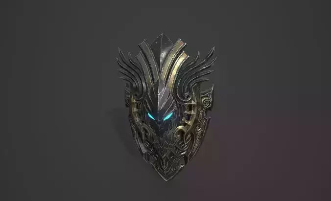 Shield Models 01 and 02 Low-poly 3D model
