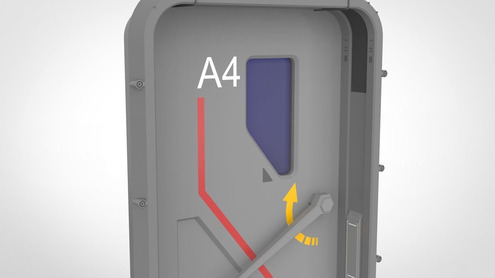 sci fi door 14 3D model_9