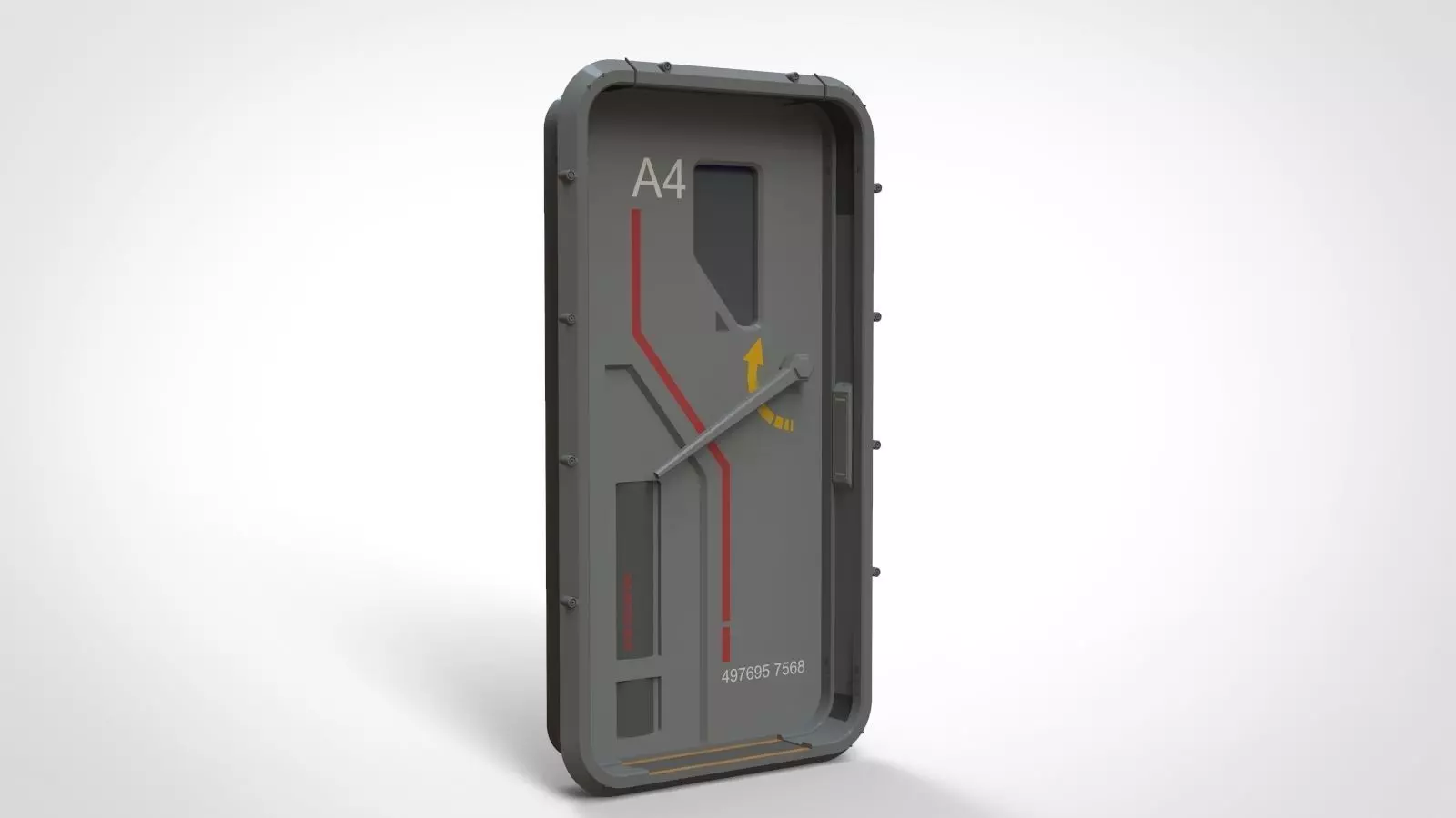 sci fi door 14 3D model_0