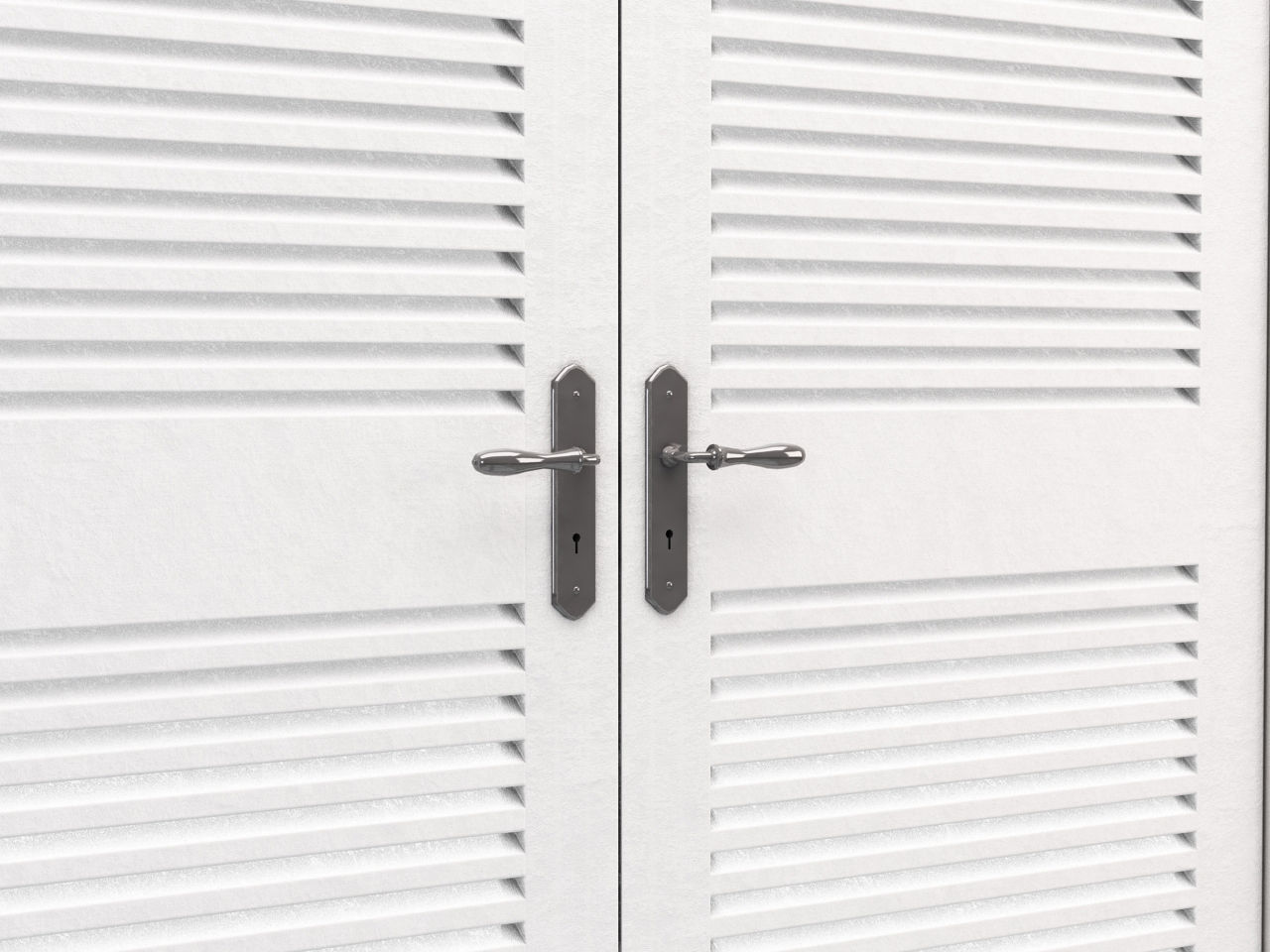 DOOR---Double leaf Low-poly 3D model_11