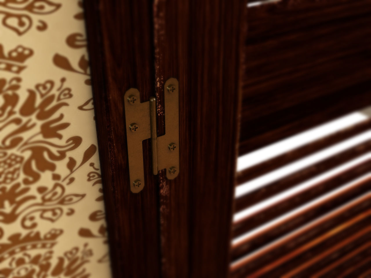 DOOR---Double leaf Low-poly 3D model_44