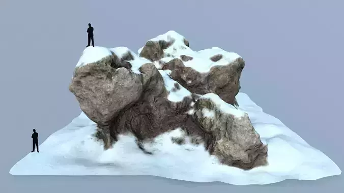 snow rocks 