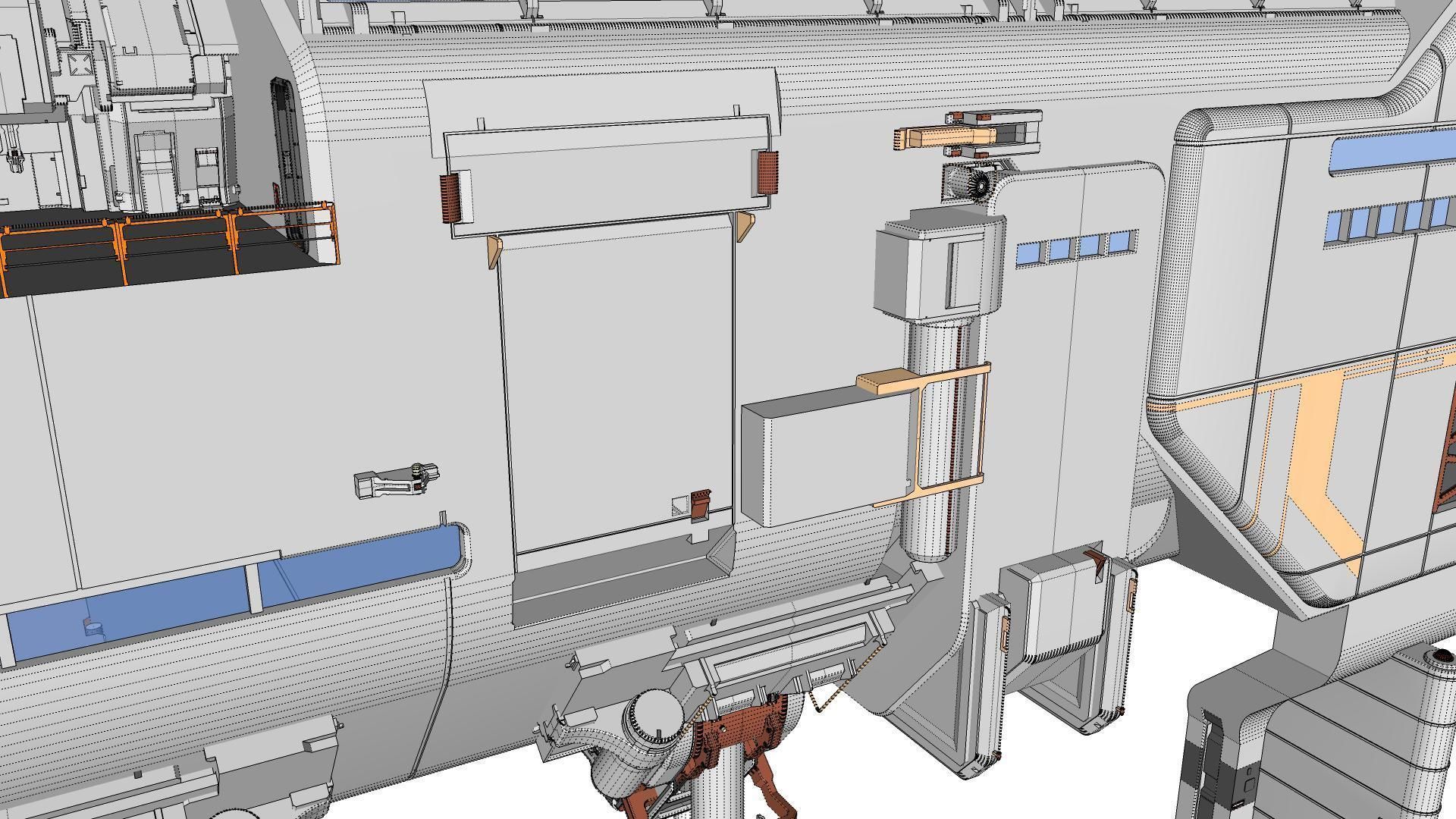 sci-fi architecture 6 3D model_32