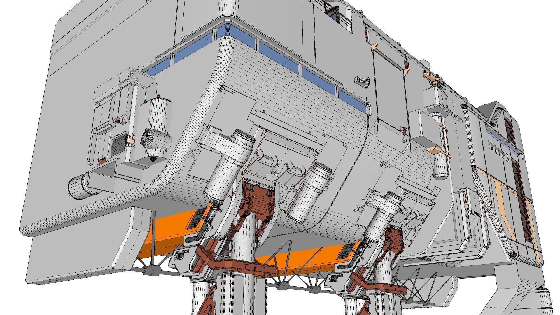 sci-fi architecture 6 3D model_33