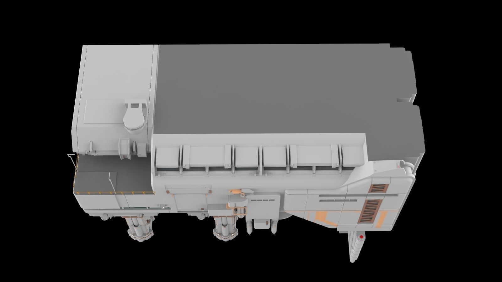 sci-fi architecture 6 3D model_5