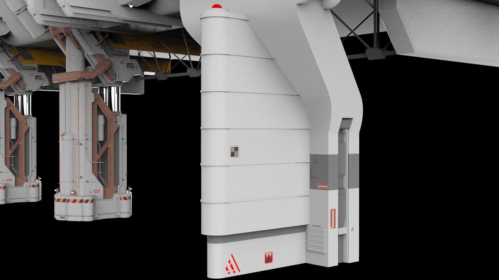 sci-fi architecture 6 3D model_13