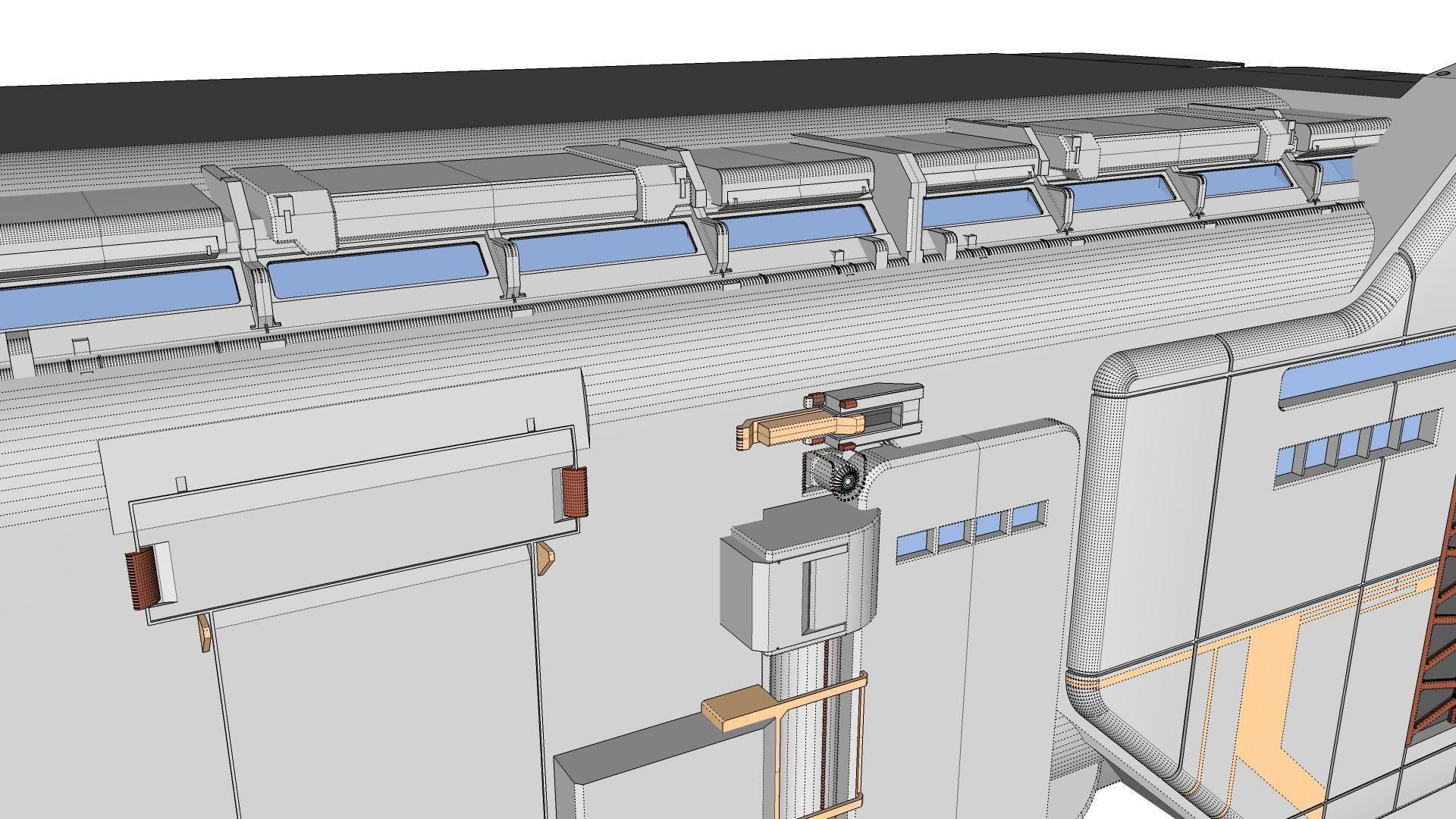 sci-fi architecture 6 3D model_31