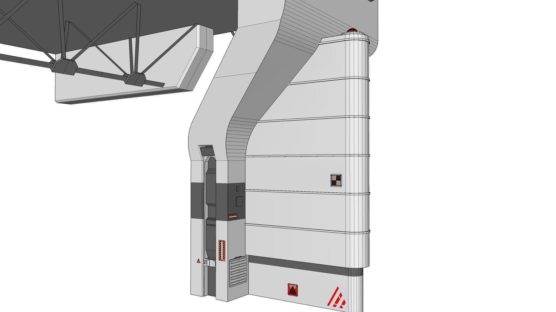 sci-fi architecture 6 3D model_36