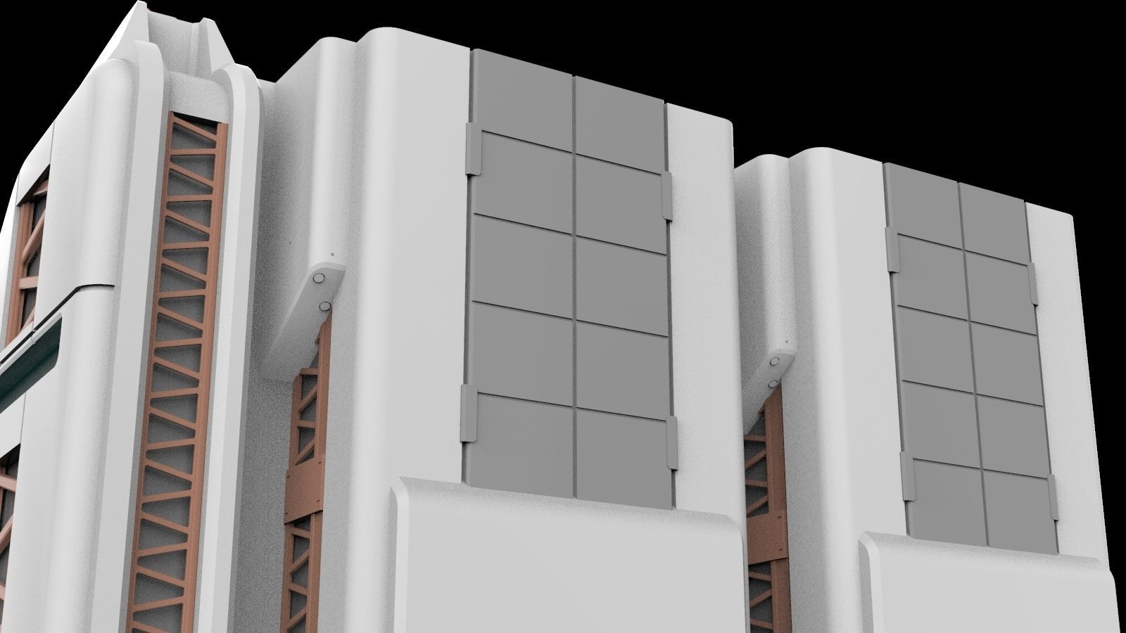 sci-fi architecture 6 3D model_15