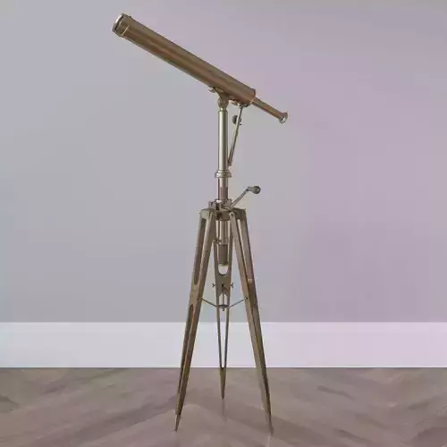  19th-century Parisian Brass TELESCOPE 