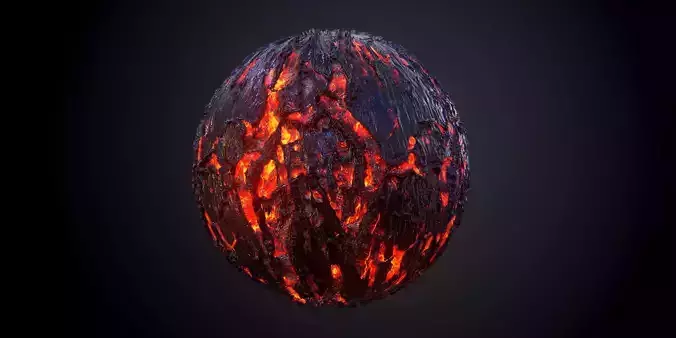 Lava PBR SEAMLESS Texture Texture