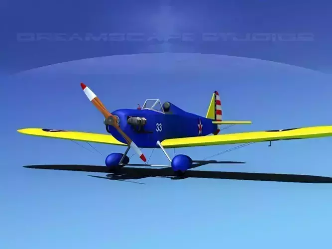 Flybaby airplane flying in sky