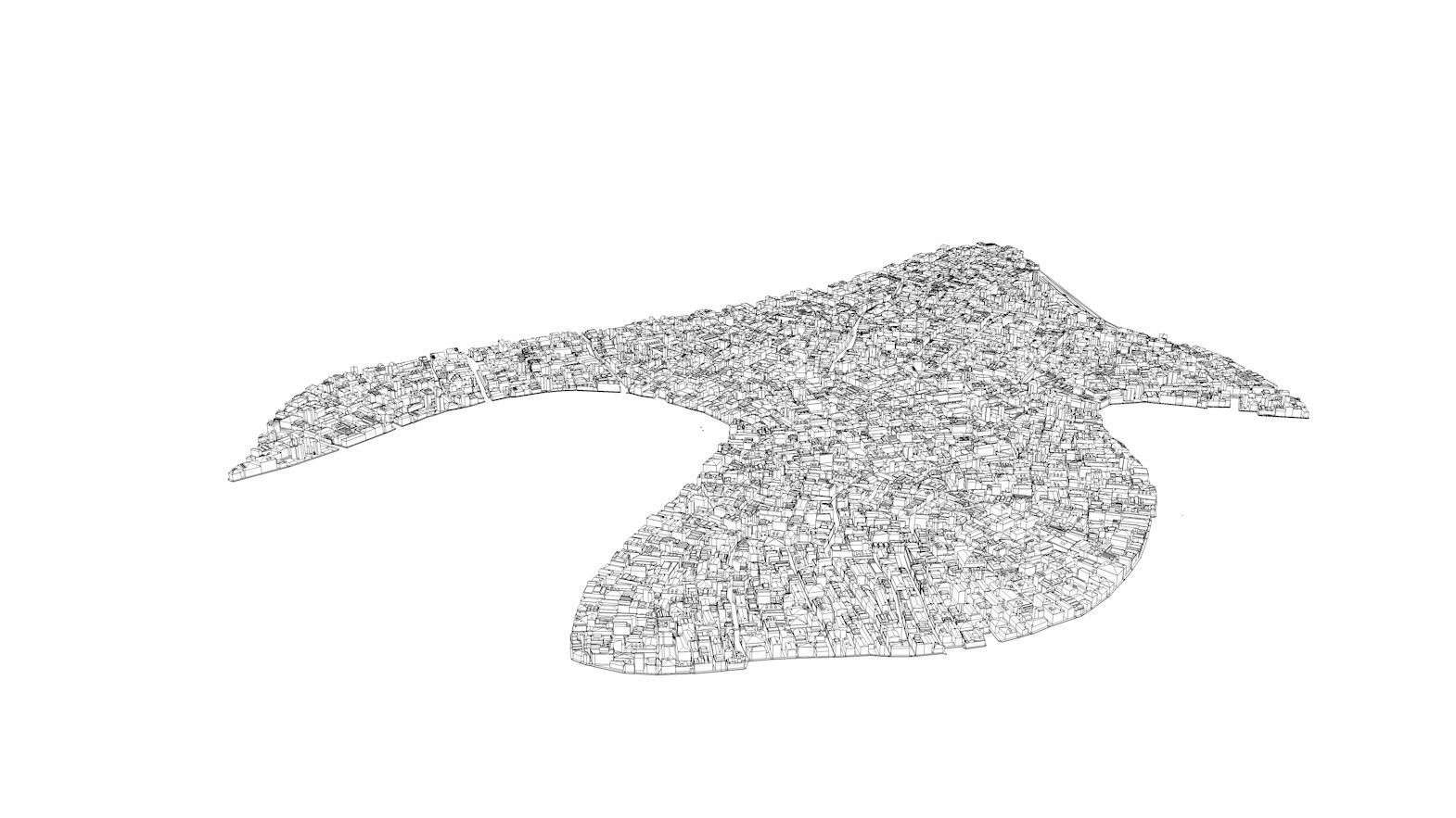  Venice-Like Italian City Town LOWPOLY Low-poly 3D model_9