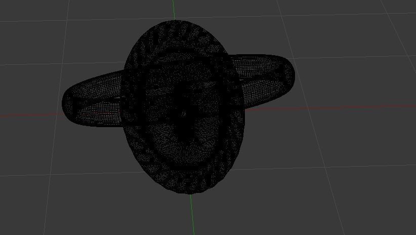 3D Ring Low-poly 3D model_5