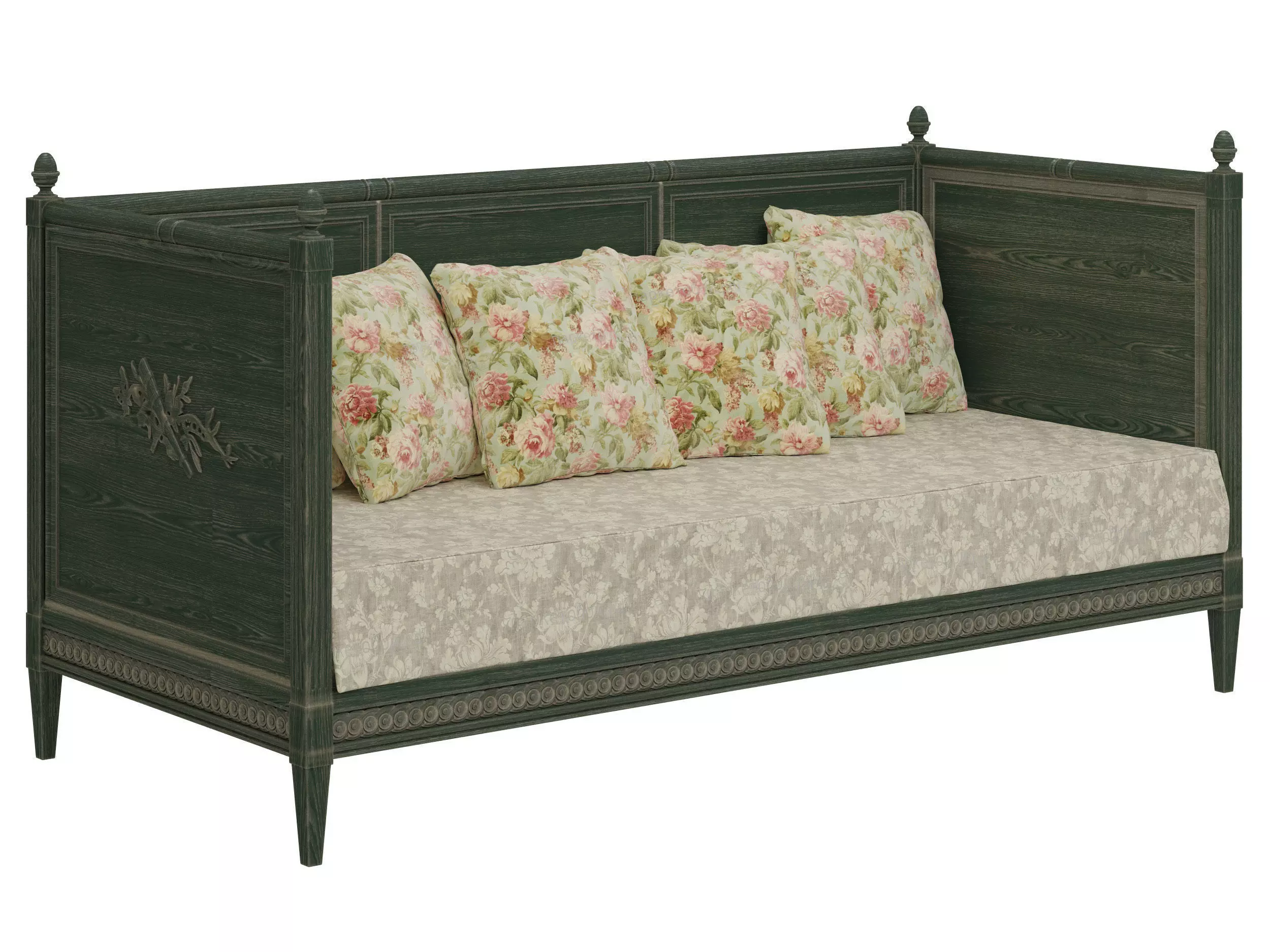 Salda Arredamenti Divano letto Luigi XVI art 8510 3D model