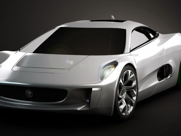 Jaguar C-X75 STD MAT 3D model_2