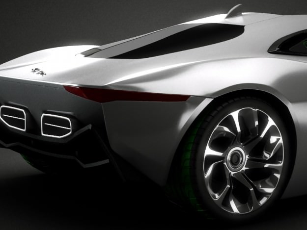 Jaguar C-X75 STD MAT 3D model_4