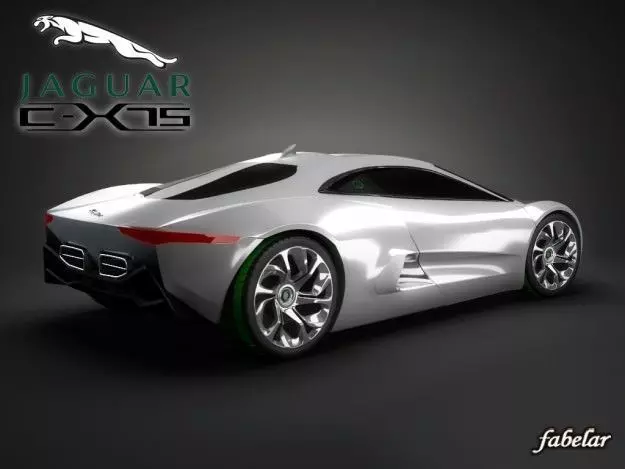 Jaguar C-X75 STD MAT 3D model_0