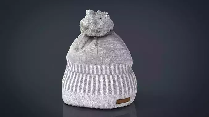 Winter Hat 2 Low-poly 3D model