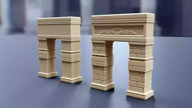Arch Gate 3D model