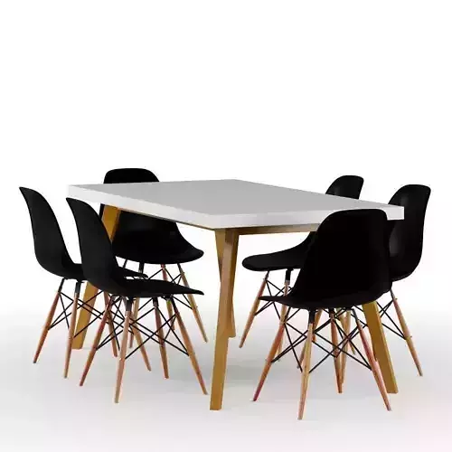 Eames Set Chairs and table
