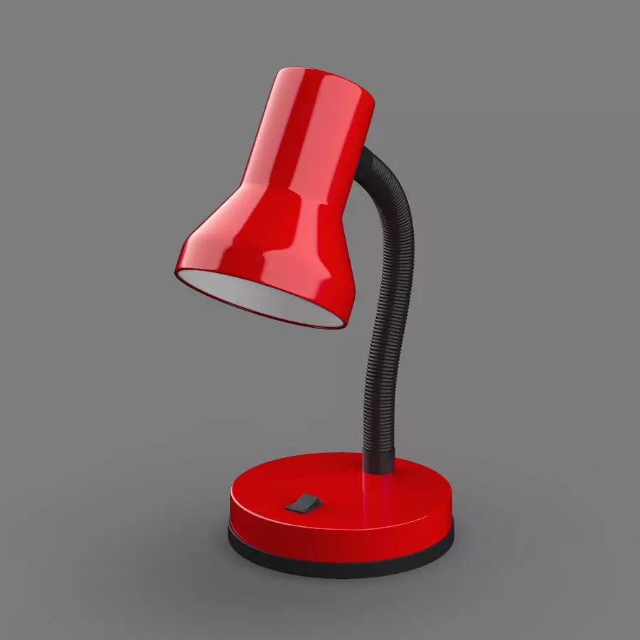Desktop Lamp 01 Free 3D model_0