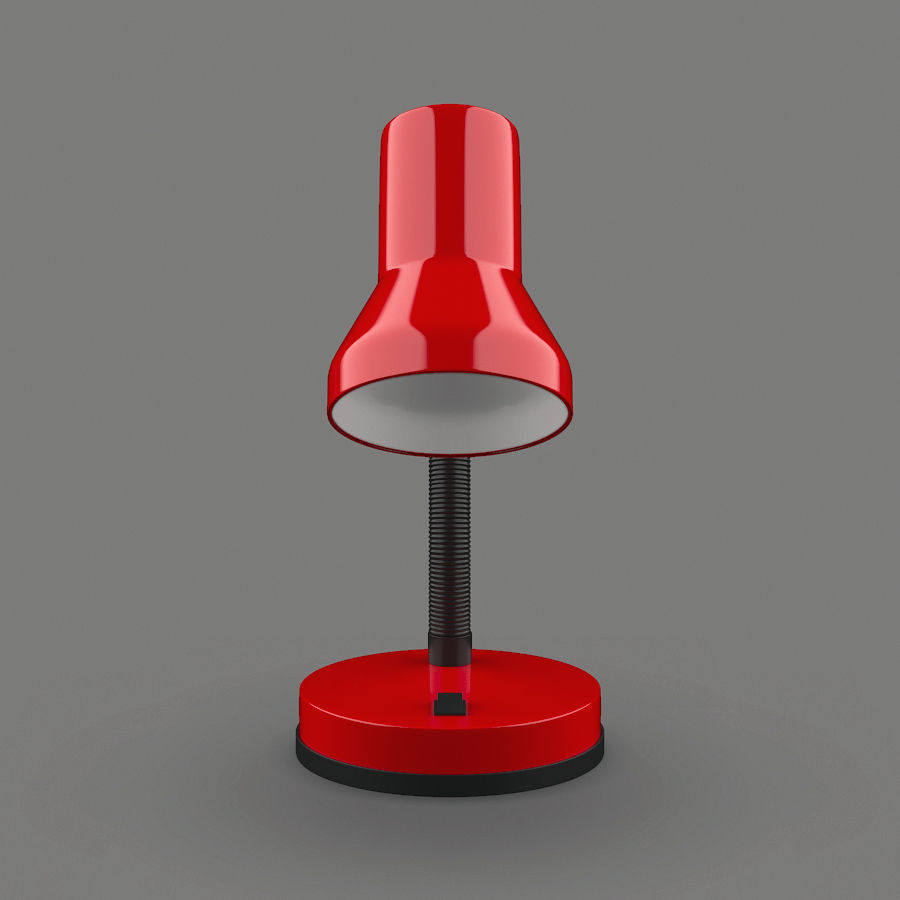 Desktop Lamp 01 Free 3D model_2