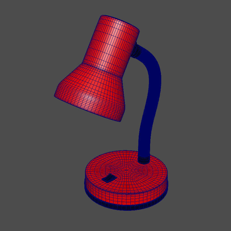 Desktop Lamp 01 Free 3D model_5