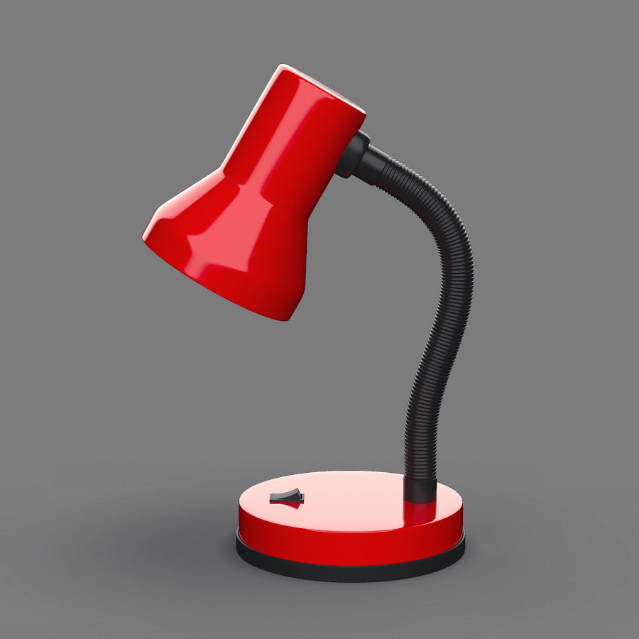 Desktop Lamp 01 Free 3D model_1