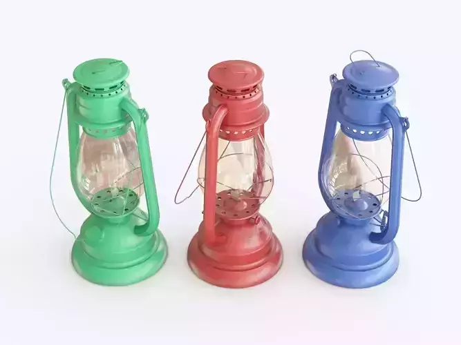 Kerosene lamp 3D model