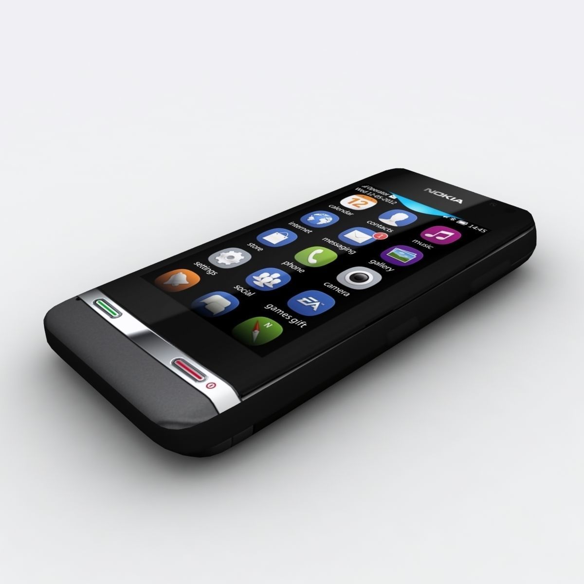 Nokia Asha 311 3D model_1