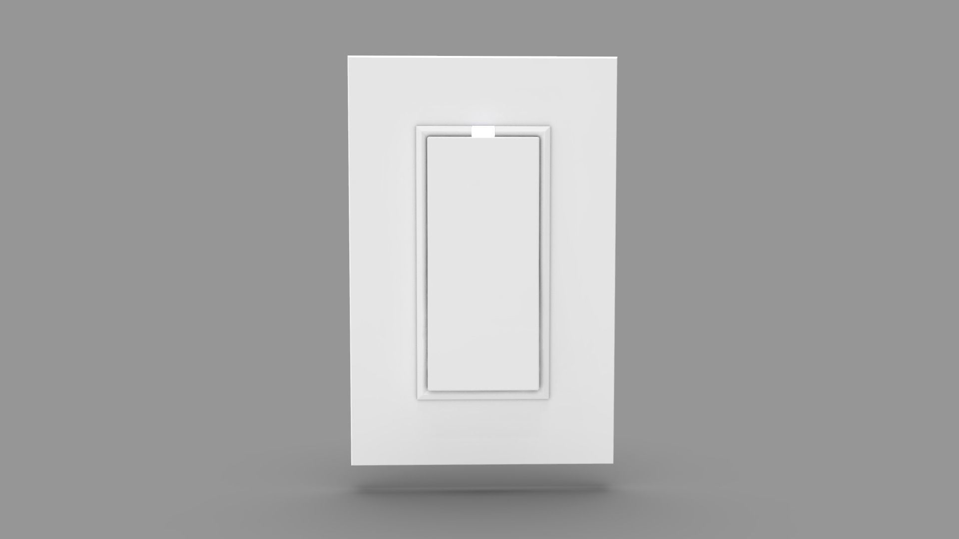 Wall Switch and Plug Socket Low-poly 3D model_11