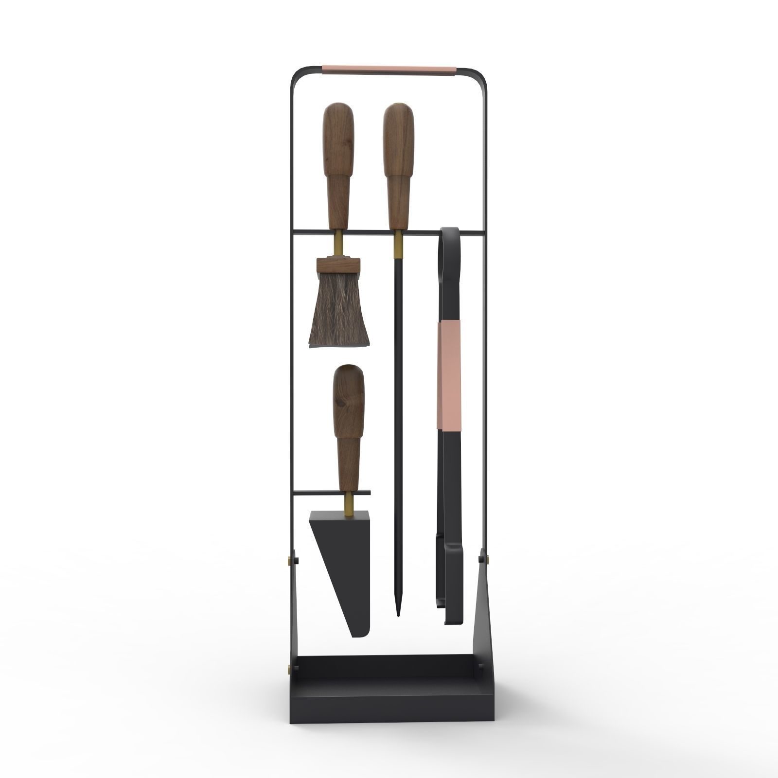 Fire Set vacuum cleaner Low-poly 3D model_1